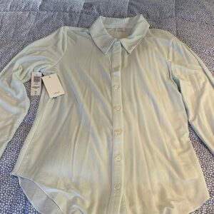 Wilfred Sky Blue Collared Shirt